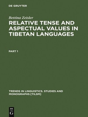 cover image of Relative Tense and Aspectual Values in Tibetan Languages